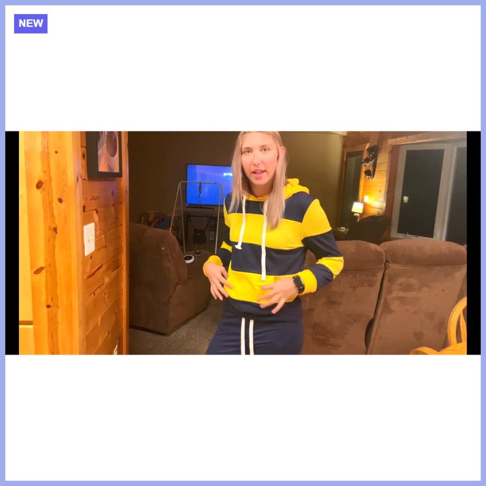 Polyester Elastane Jogging Suit Two Piece Set Lon… - image 5